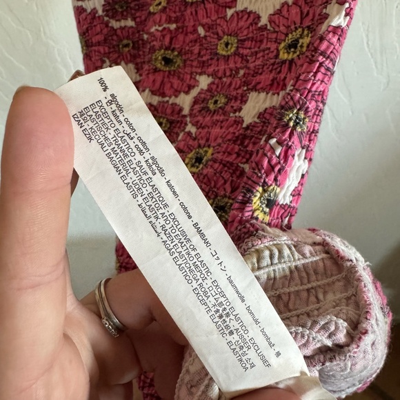 Zara Pink Daisy Floral Dress Pink - Picture 5 of 5